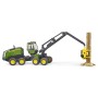 John Deere 1270G Harvester (grn/schwarz, Inkl. Baumstamm) (02135)