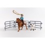 schleich Farm World Cowgirl Team Roping Fun (42577)