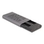 DeLOCK Custodia esterna USB 20 Gbps per 2 x M.2 NVMe PCIe SSD PCIe con USB Type-C femmina e funzione Clone (42027)