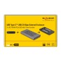DeLOCK Custodia esterna USB 20 Gbps per 2 x M.2 NVMe PCIe SSD PCIe con USB Type-C femmina e funzione Clone (42027)