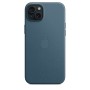 Feingewebe Case mit MagSafe (blau, iPhone 15 Plus) (MT4D3ZM/A)
