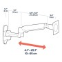 Ergotron LX Series LX Wall Mount LCD Arm 86,4 cm (34") Parete Alluminio (45-243-026)