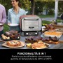 Woodfire, elektrischer Outdoor-Ofen, Pizzaofen und Smoker OO101EU (braun/silber, fr Pizzen bis ca.  30cm)