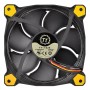 Thermaltake Riing 14 Case per computer Ventilatore 14 cm Nero, Giallo (CL-F039-PL14YL-A)