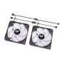 Thermaltake TT CT140 ARGB Sync PC Case per computer Ventilatore Nero 2 pz (CL-F150-PL14SW-A)
