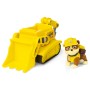 PAW Patrol , Bulldozer di Rubble, Veicolo e Personaggio Rubble, Giochi Bambini, 3+ anni (6069057)