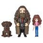 Wizarding World Set Amicizia Hermione e Rubeus Hagrid con Thor, bambole articolate 7.5cm (6061833)