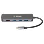 D-Link DUB-2333 replicatore di porte e docking station per notebook Cablato USB tipo-C Grigio (DUB-2333)