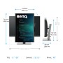 BenQ RD240Q Monitor PC 61,2 cm (24.1") 2560 x 1600 Pixel WQXGA LCD Nero (9H.LLXLA.TBE)