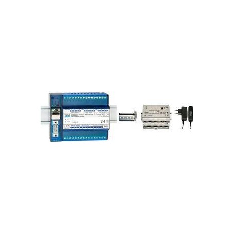 W&T Web-IO 4.0 Digital, 12x Input, 12x Output Schaltsignale über TCP/IP-Ethernet steuern, erfassen und - 1 Stück (57730)