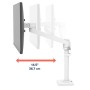 NX Monitor Arm (wei) (45-669-216)