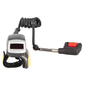 Zebra RS4000 Lettore di codici a barre indossabile 1D Laser Grigio, Argento (RS4000-HPCSWR)