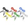 VOLTCRAFT MSB-501 Messleitungs-Set [Lamellenstecker 4 mm - Lamellenstecker 4 mm] 5.00 m (MSB-501-5)