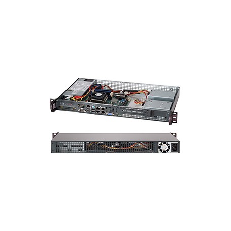 Supermicro CSE-505-203B sistema barebone per server Rack (1U) (CSE-505-203B)