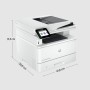 HP LaserJet Pro 4102dw Wireless Multifunction Bianco e nero Stampante, Fotocopiatrice, scanner Fronte/retro (2Z622F)