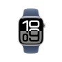 Watch Series 10 (silber, Aluminium, 42 mm, Sportarmband Denim S/M, Cellular) (MWX33QF/A)