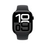 Watch Series 10 (schwarz (glnzend), Aluminium, 46 mm, Sportarmband schwarz M/L) (MWWQ3QF/A)