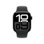 Watch Series 10 (schwarz (glnzend), Aluminium, 42 mm, Sportarmband schwarz S/M) (MWWE3QF/A)