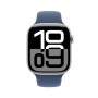 Watch Series 10 (silber, Aluminium, 46 mm, Sportarmband Denim S/M, Cellular) (MWY03QF/A)