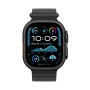 Watch Ultra 2 (grau, 49 mm, Ocean Armband schwarz, Titangehuse, Cellular) (MX4P3FD/A)