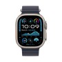 Watch Ultra 2 (grau, 49 mm, Ocean Armband Marine, Titangehuse, Cellular) (MX4D3FD/A)