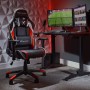 X Rocker 5126601 sedia per videogioco Poltrona per gaming Seduta imbottita Nero, Rosso