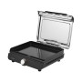 Sizzle Elektro-Grillplatte und Plancha GR101EU (schwarz, 1.450 Watt, Grillflche 37 x 28cm)
