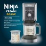CREAMi Deluxe Eismaschine NC501EU (schwarz/silber, fr 2.100ml Eiscreme, 800 Watt)