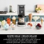 CREAMi Deluxe Eismaschine NC501EU (schwarz/silber, fr 2.100ml Eiscreme, 800 Watt)