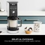 CREAMi Deluxe Eismaschine NC501EU (schwarz/silber, fr 2.100ml Eiscreme, 800 Watt)