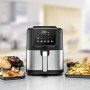 Heiluftfritteuse FRH 1500 XL (schwarz/edelstahl, 1.500 Watt, Korb 5 Liter)