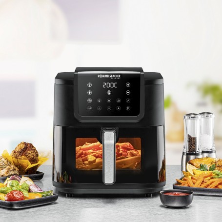 Heiluftfritteuse FRH 1700 XXL (schwarz, 1.700 Watt, Korb 8 Liter)