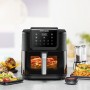Heiluftfritteuse FRH 1700 XXL (schwarz, 1.700 Watt, Korb 8 Liter)