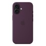 Silikon Case mit MagSafe (pflaume, iPhone 16) (MYY43ZM/A)