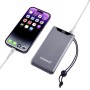 Powerbank F10000 Gray (grau, 10.000 mAh, PD 3.0, Quick Charge 3.0) (7332034)