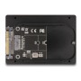 2.5? Konverter U.2 SFF-8639 zu M.2 NVMe (schwarz, Key M - 7 mm) (63379)