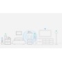 D-Link G415/E router wireless Gigabit Ethernet Dual-band (2.4 GHz/5 GHz) 4G Blu, Bianco
