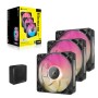 RX120 MAX RGB (schwarz, 3er Pack) (CO-9051034-WW)