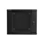Lanberg WF02-6609-10B rack 9U Da parete Nero