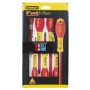 Schraubendreher-Set FatMax, 6-teilig (rot/gelb, isoliert, inkl. Spannungsprfer) (0-65-443)