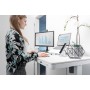Elektrisch hhenverstellbarer Schreibtisch mit USB-Ladestation und Schublade DA-90406 (wei)