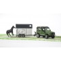 Land Rover Defender mit Pferdeanhnger (mit einem Pferd) (02592)