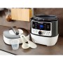 Dampfdruck- & Multikocher "MeinHans" (wei/schwarz, 1.000 Watt, 6 Liter) (MD 1000)