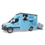 MB Sprinter Tiertransporter mit Pferd (blau) (02674)