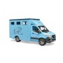 MB Sprinter Tiertransporter mit Pferd (blau) (02674)