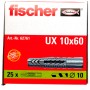 Universaldbel UX 10x60 (hellgrau, 25 Stck) (62761)