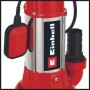 Schmutzwasserpumpe GC-DP 1340 G, Tauch- / Druckpumpe (rot/silber, 1.300 Watt) (4170742)