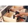 Einhandzwinge DuoKlamp DUO30-8 (schwarz/rot, 300 / 85)
