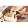 Einhandzwinge DuoKlamp DUO30-8 (schwarz/rot, 300 / 85)