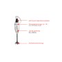 ESGE M 100 D Frullatore ad immersione 120 W Bianco (90120)
